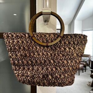 Style & Co. Straw Tote Bag